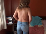 I want you to fuck me in the ass, beautiful stepmother moans while masturbating very excited